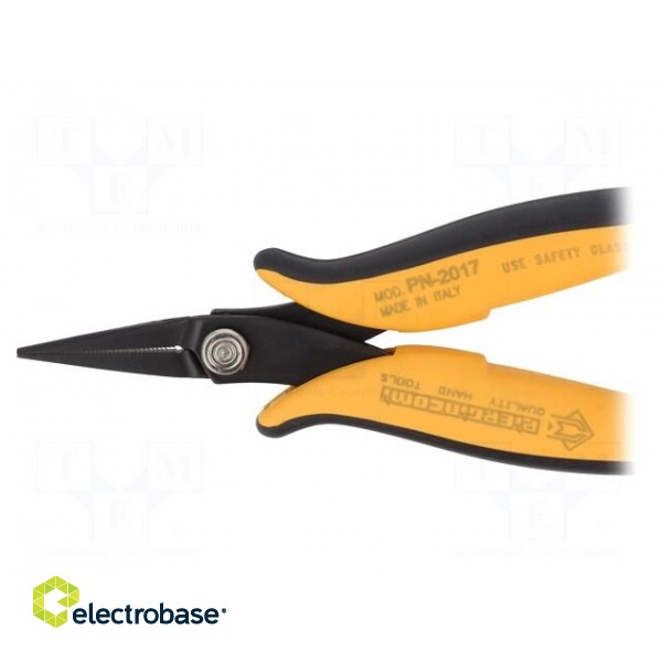 Pliers | gripping surfaces are laterally grooved,flat | 160mm image 3