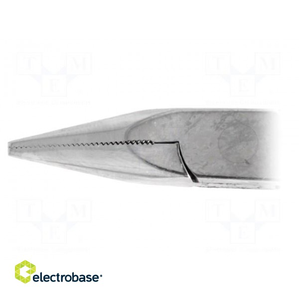 Pliers | straight,half-rounded nose | ESD | 130mm image 5