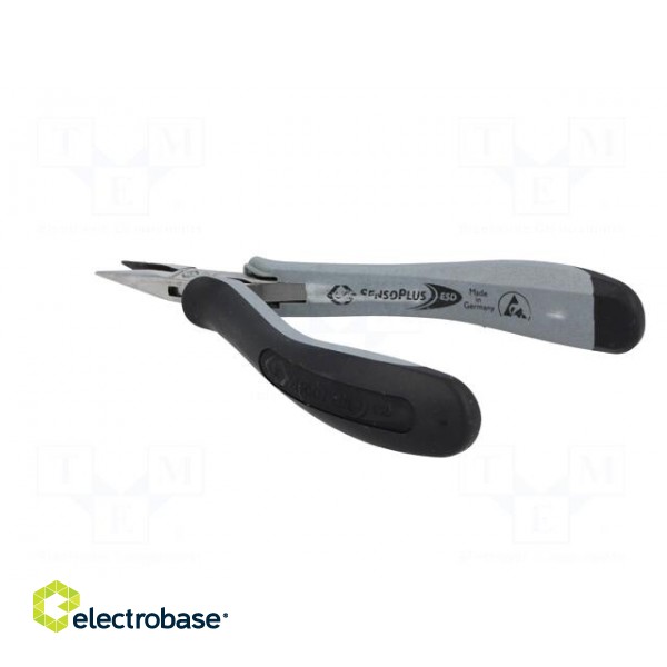 Pliers | straight,half-rounded nose | ESD | 130mm фото 8