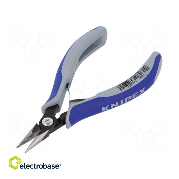 Pliers | half-rounded nose | 130mm фото 1