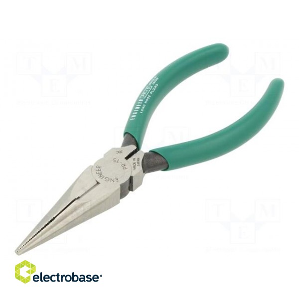 Pliers | half-rounded nose | 142mm image 1