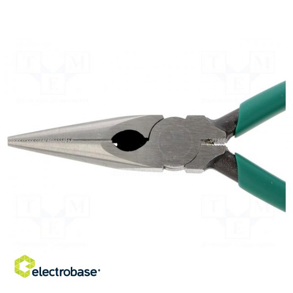 Pliers | half-rounded nose | 142mm image 3
