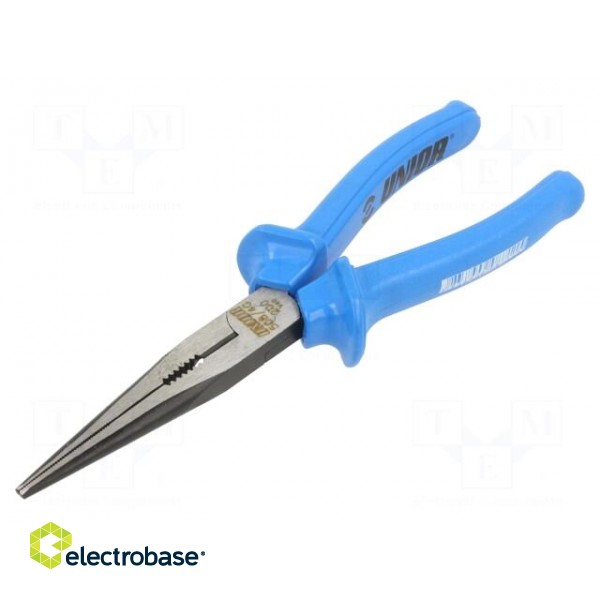 Pliers | half-rounded nose | 200mm | 508/4G | Cut: with side face image 1