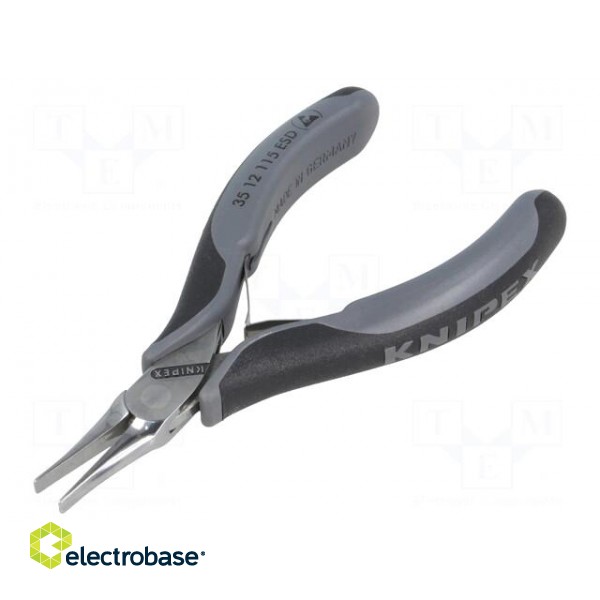 Pliers | half-rounded nose | ESD | 115mm image 1