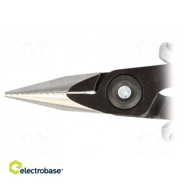 Pliers | half-rounded nose | ESD | 130mm image 2