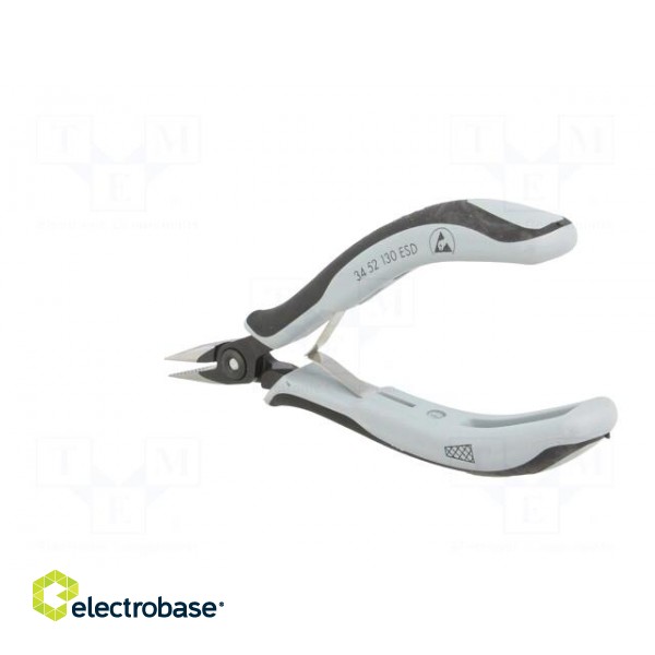 Pliers | half-rounded nose | ESD | 130mm image 8