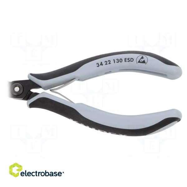 Pliers | half-rounded nose | ESD | 130mm | Conform to: DIN/ISO 9655 image 3