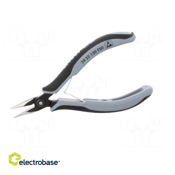 Pliers | half-rounded nose | ESD | 130mm | Conform to: DIN/ISO 9655 image 5