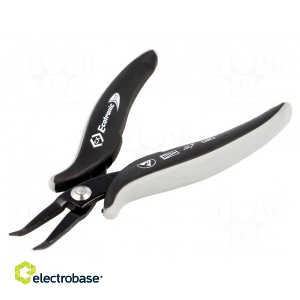Pliers | half-rounded nose | ESD | for gripping,for bending | 152mm image 1