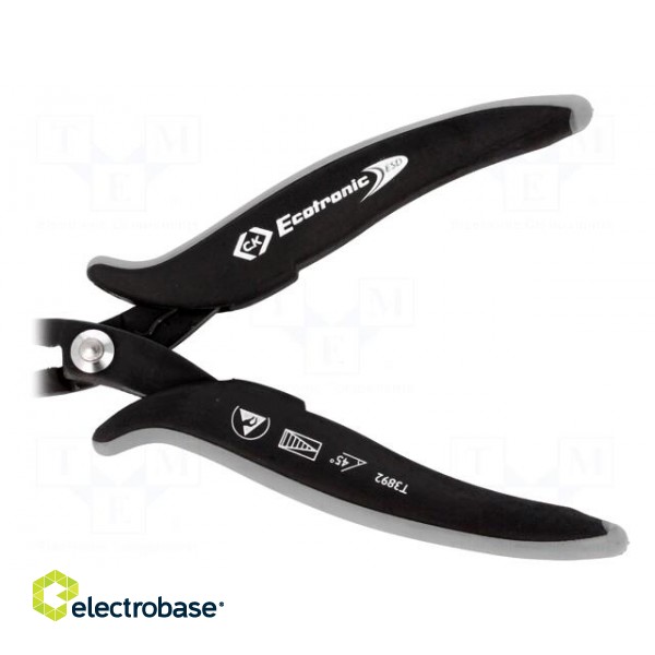 Pliers | half-rounded nose | ESD | for gripping,for bending | 152mm image 3