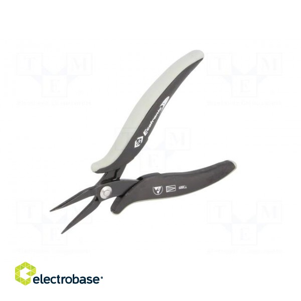 Pliers | half-rounded nose | ESD | for gripping,for bending | 152mm image 6