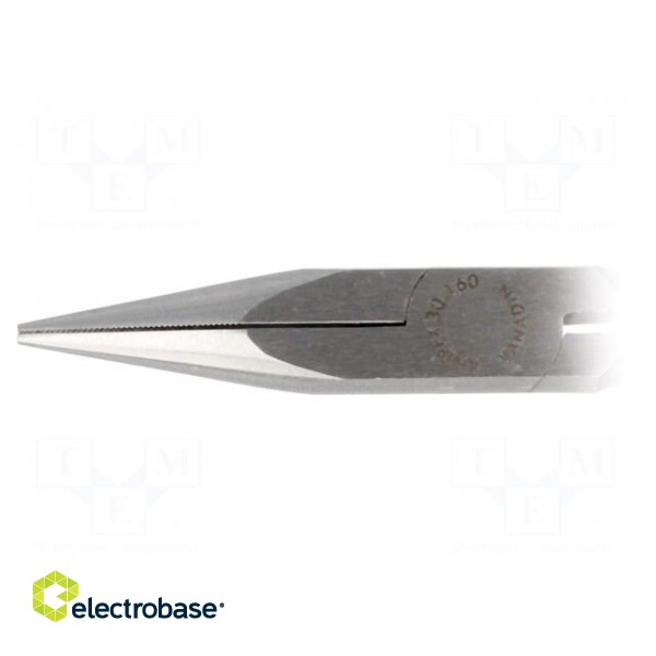 Pliers | half-rounded nose,elongated | 160mm image 2