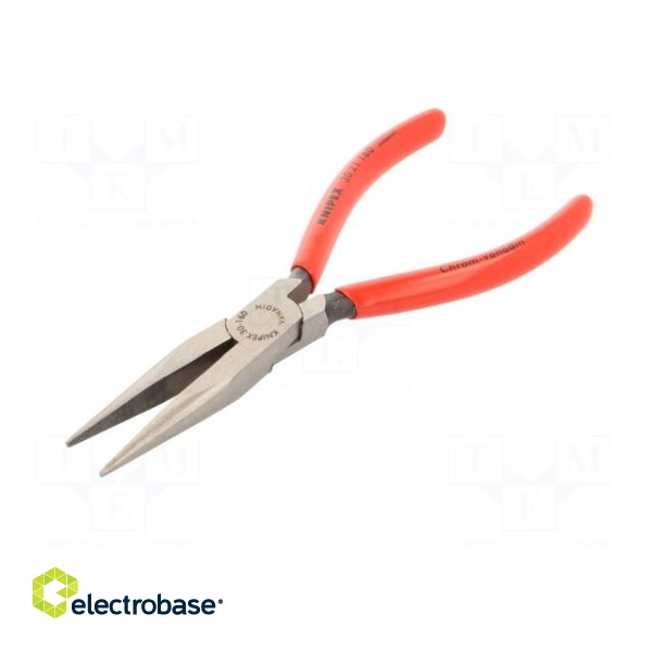 Pliers | half-rounded nose,elongated | 160mm image 5