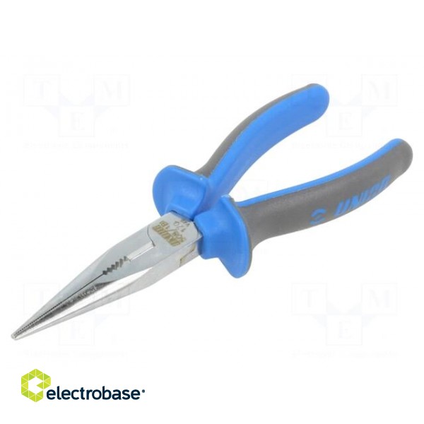 Pliers | half-rounded nose,elongated | 170mm | 508/1BI фото 1