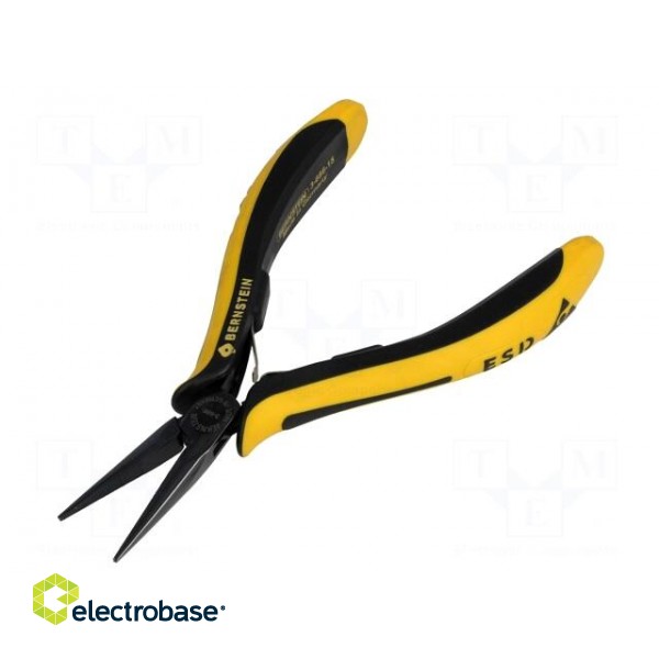 Pliers | half-rounded nose,elongated | ESD | 140mm image 1