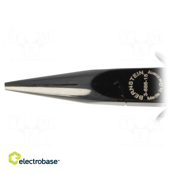 Pliers | half-rounded nose,elongated | ESD | 140mm фото 2