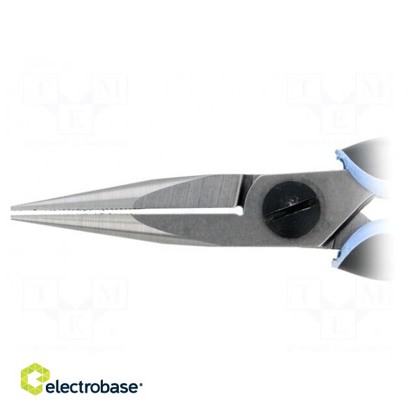Pliers | half-rounded nose,elongated | ESD | B: 32mm | C: 9mm | D: 6mm фото 2