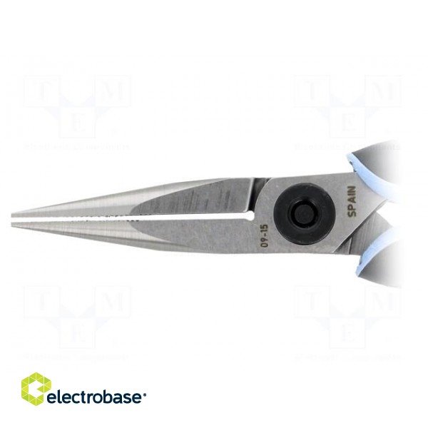 Pliers | half-rounded nose,elongated | ESD | B: 32mm | C: 9mm | D: 6mm фото 4