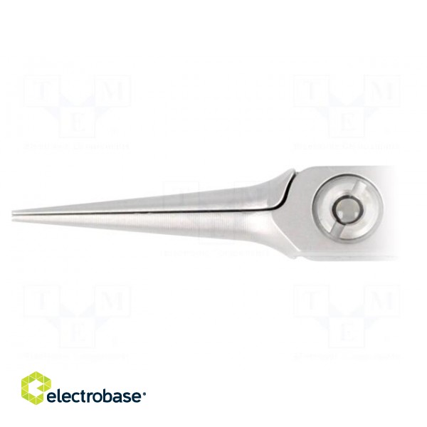 Pliers | half-rounded nose,elongated | ESD | B: 33mm | C: 10mm | D: 6.4mm paveikslėlis 5