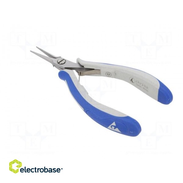 Pliers | half-rounded nose,elongated | ESD | B: 33mm | C: 10mm | D: 6.4mm paveikslėlis 8