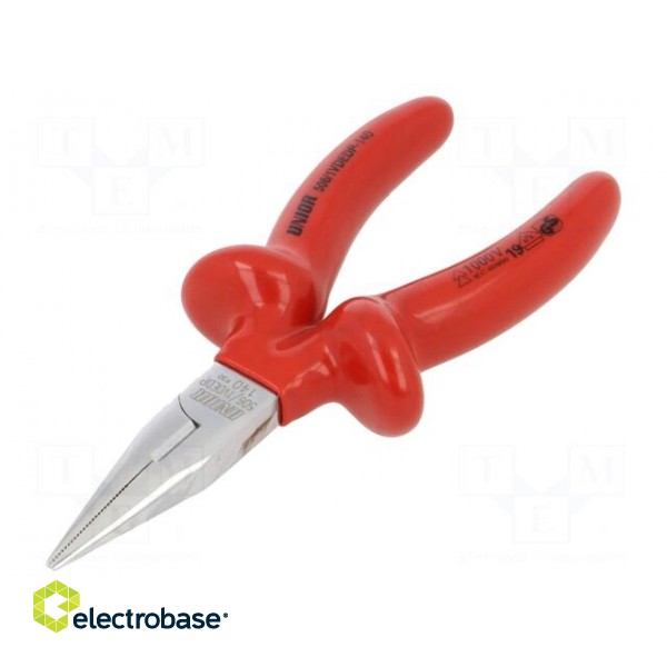 Pliers | insulated,half-rounded nose | 140mm | 506/1VDEDP