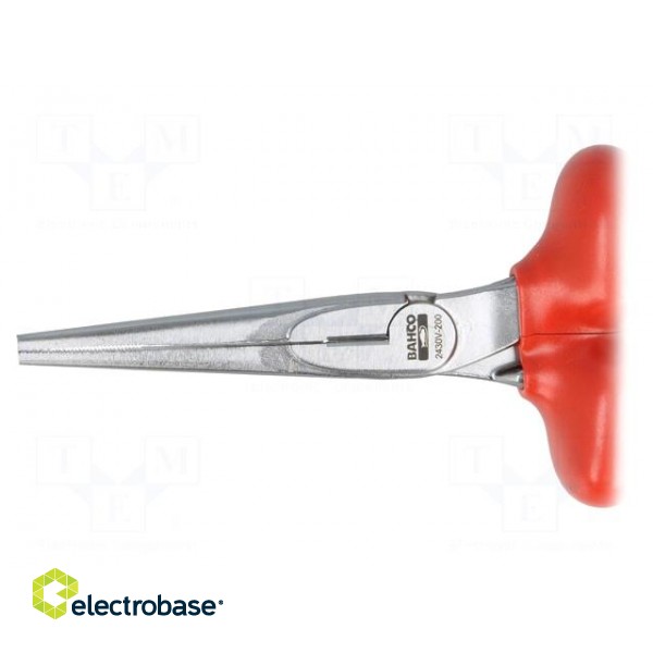 Pliers | insulated,half-rounded nose,universal | 200mm image 3