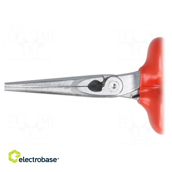 Pliers | insulated,half-rounded nose,universal | 200mm image 4