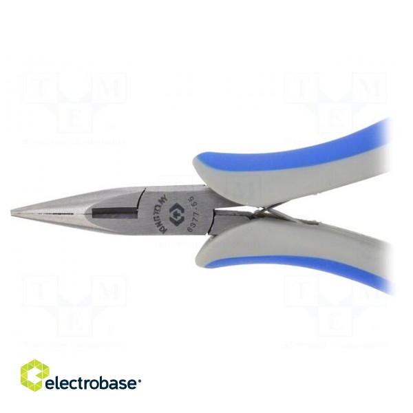 Pliers | miniature,half-rounded nose | 138mm image 3