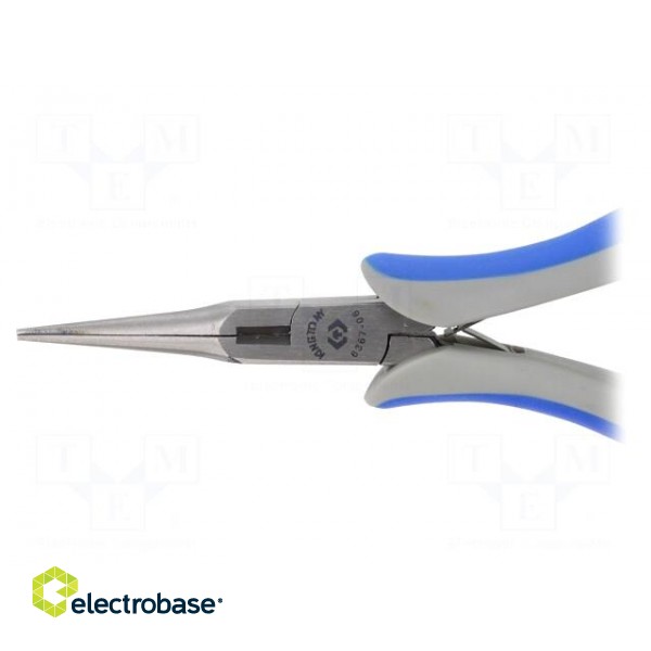 Pliers | miniature,straight,half-rounded nose | 154mm image 3