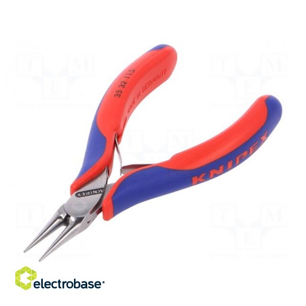 Pliers | precision,half-rounded nose | 115mm фото 1