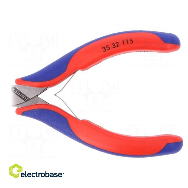 Pliers | precision,half-rounded nose | 115mm image 2