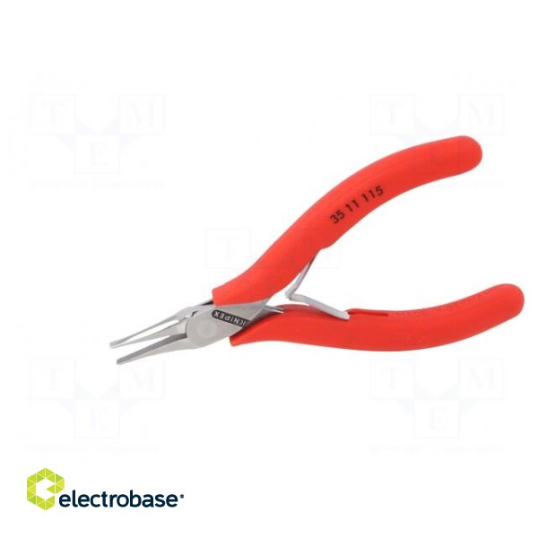 Pliers | precision,half-rounded nose | 115mm image 6