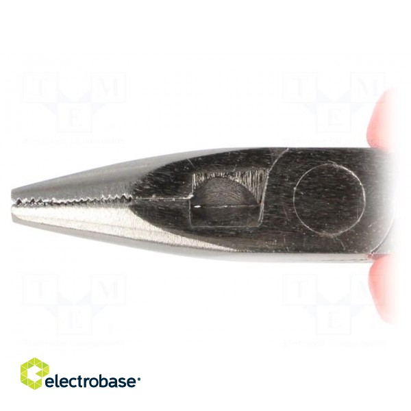 Pliers | precision,half-rounded nose | 140mm фото 4