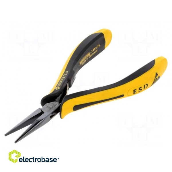 Pliers | precision,half-rounded nose | ESD | 140mm image 1
