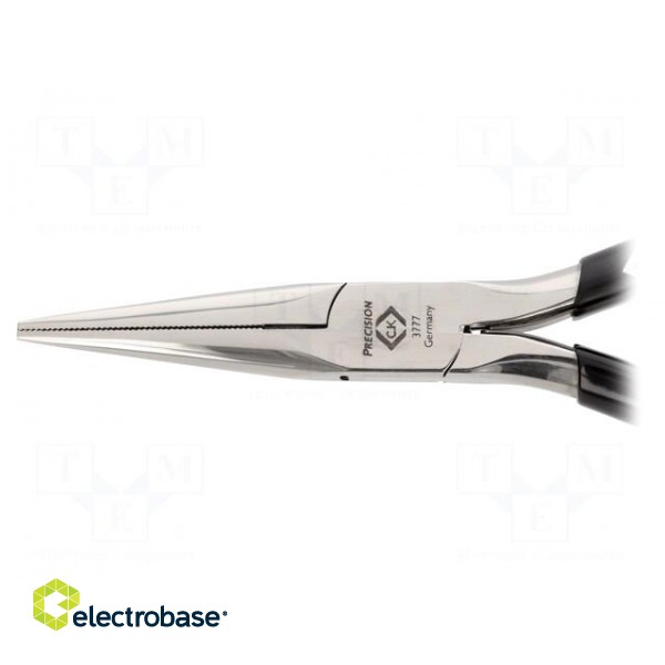 Pliers | straight,precision,half-rounded nose | 150mm image 5