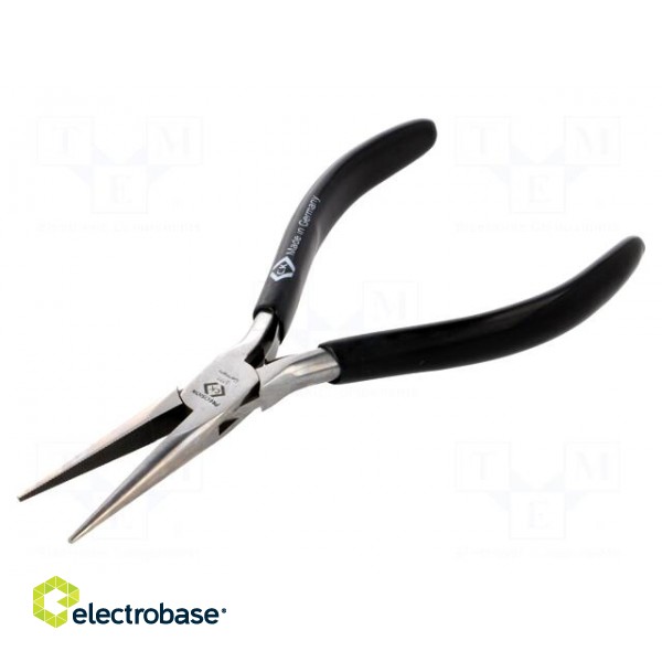 Pliers | straight,precision,half-rounded nose | 150mm image 1