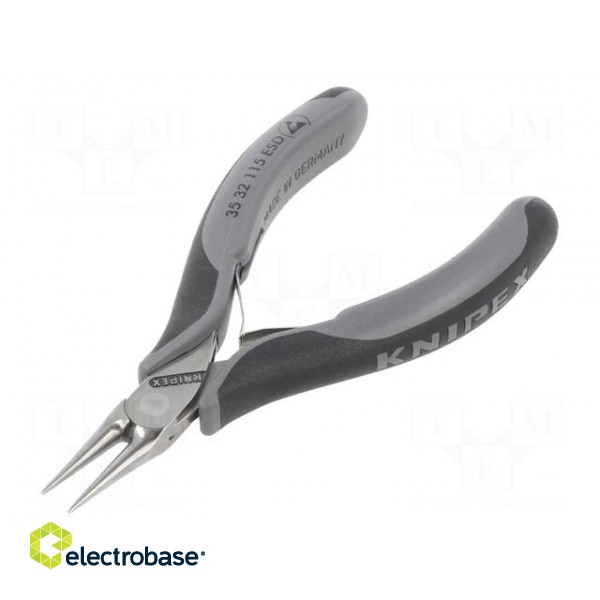 Pliers | round | ESD | 115mm фото 1