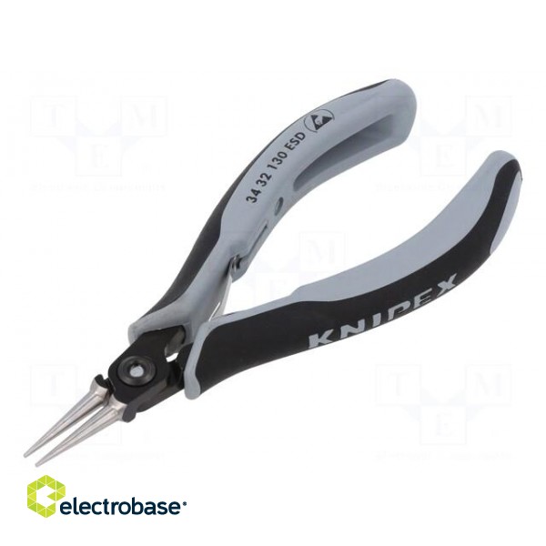 Pliers | round | ESD | 130mm image 1