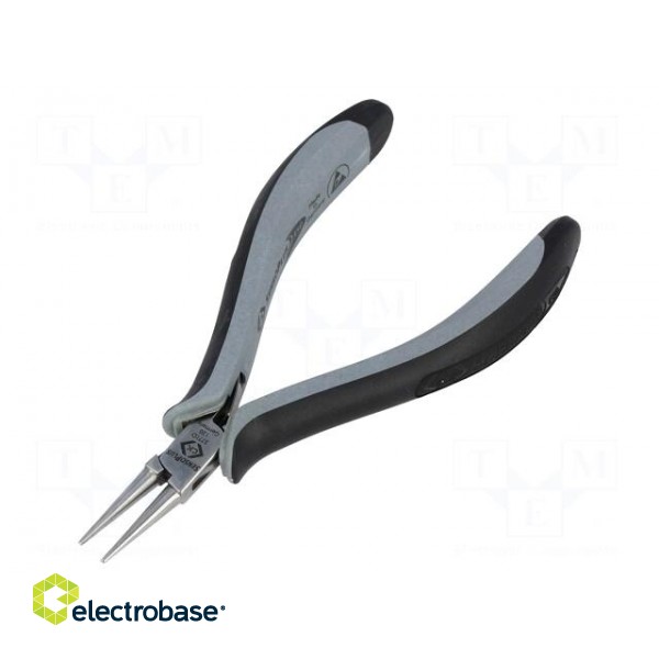 Pliers | round | ESD | Blade length: 20mm | Tool length: 130mm image 1