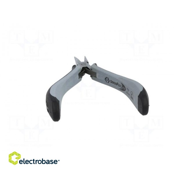 Pliers | smooth gripping surfaces,straight,half-rounded nose image 9