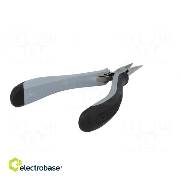 Pliers | smooth gripping surfaces,straight,half-rounded nose image 10