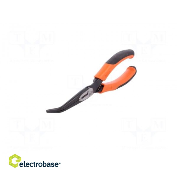 Pliers | curved,half-rounded nose,universal,elongated | 200mm image 5
