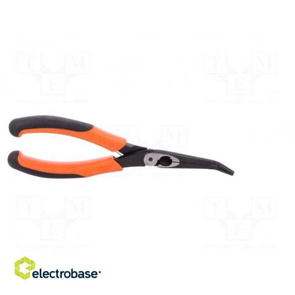 Pliers | curved,half-rounded nose,universal,elongated | 200mm image 10