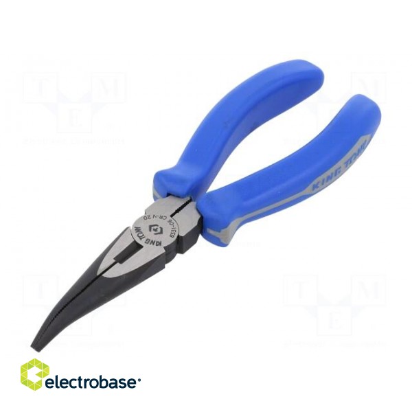 Pliers | curved,universal | two-component handle grips | 163mm фото 1