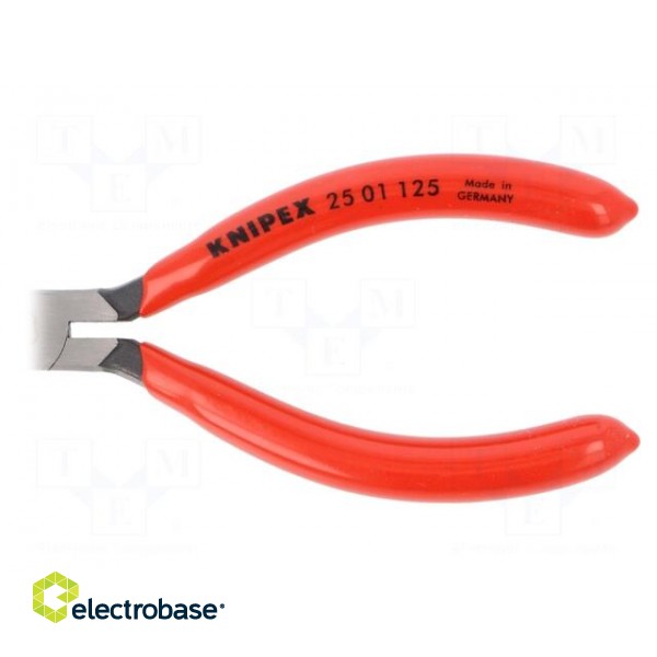 Pliers | cutting,half-rounded nose,universal | plastic handle image 2