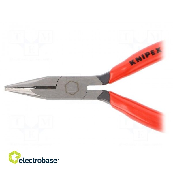 Pliers | cutting,half-rounded nose,universal | plastic handle image 3