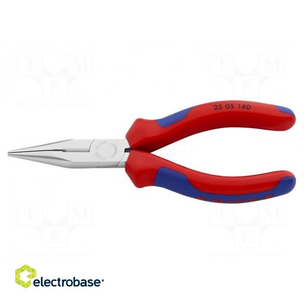 Pliers | cutting,half-rounded nose,universal | 140mm