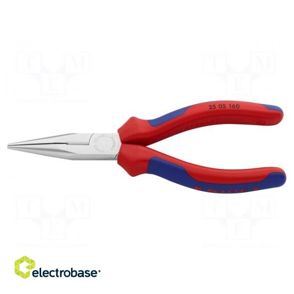 Pliers | cutting,half-rounded nose,universal | 160mm