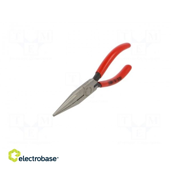 Pliers | cutting,half-rounded nose,universal | plastic handle image 5