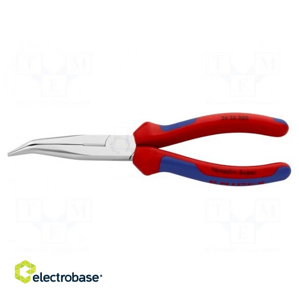 Pliers | cutting,half-rounded nose,universal | 200mm